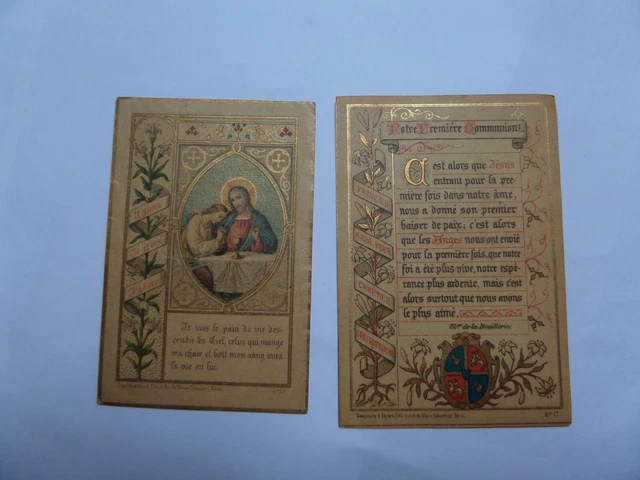 IMAGE PIEUSE DEGODELS XIXème Siècle Holy Card 19th canivet 1888/91 LOT