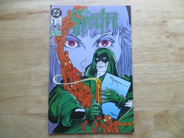 1987 Vintage Dc The Spectre # 3 Gene Colan Art Signed By Mike Kaluta, With Poa