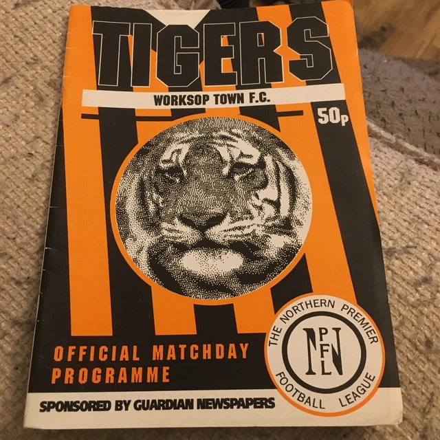 WORKSOP TOWN V Curzon Ashton 1993 NPL £1.99 PicClick UK