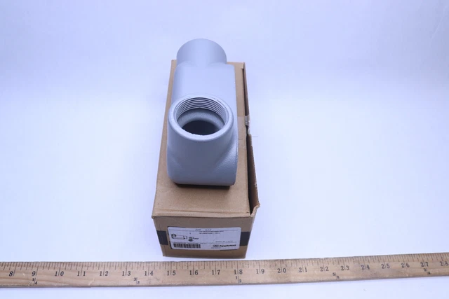 Appleton LL FM7 Conduit Body Steel Zinc Electroplate Chromate Gray 1-1/2-In LL57