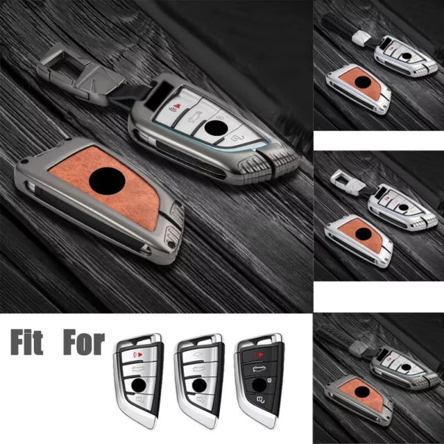 Zinc Alloy TPU Car Key Fob Case Cover For BMW 1 2 3 4 5 7 8 M5 X1 X2 X3 X4 X5 X6