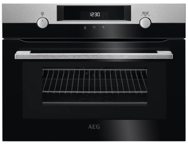 Aeg KMK565000M - Insert à Bois / Four - Inox Avec contre Empreintes Digitales