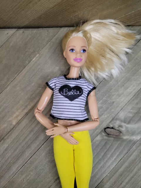 BARBIE MADE TO Move Yoga Posable Articulated Jointed Blonde Doll Figure  FTG81 £10.31 - PicClick UK