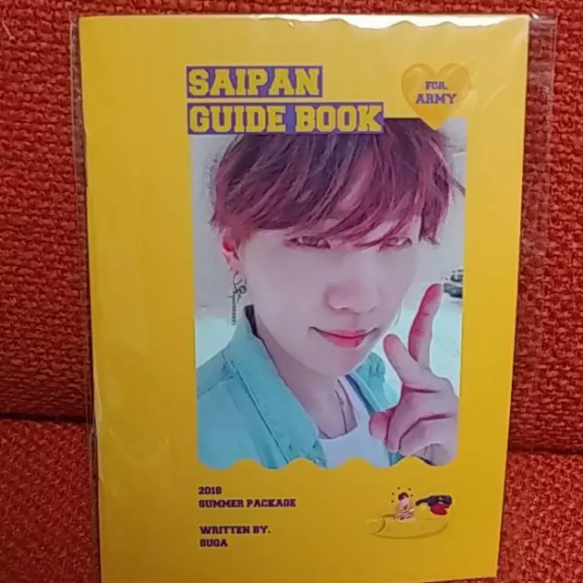 BTS Official 2018 Summer Package Saipan Guide Book SUGA Yoongi Bangtan Boys KPOP