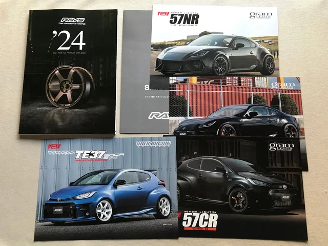2024 RAYS VOLK Racing Brochure Catalog GT-R GR Yaris GR86 Civic Type R ...