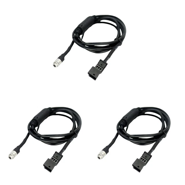 Adaptateur de câble audio 3PCS Aux-in Connecteur d'entrée Accessoire de voiture