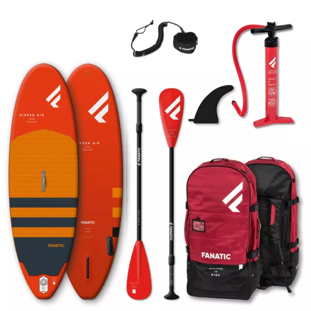FANATIC RIPPER AIR 7,10 SUP 2024 inkl. PURE ADJUSTABLE 3-Piece Paddel