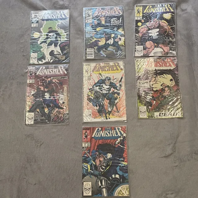 Marvel Comics: The Punisher Vol 2 Issues 6, 13, 16, 17, 20, 21, & 23 - Mixed Lot