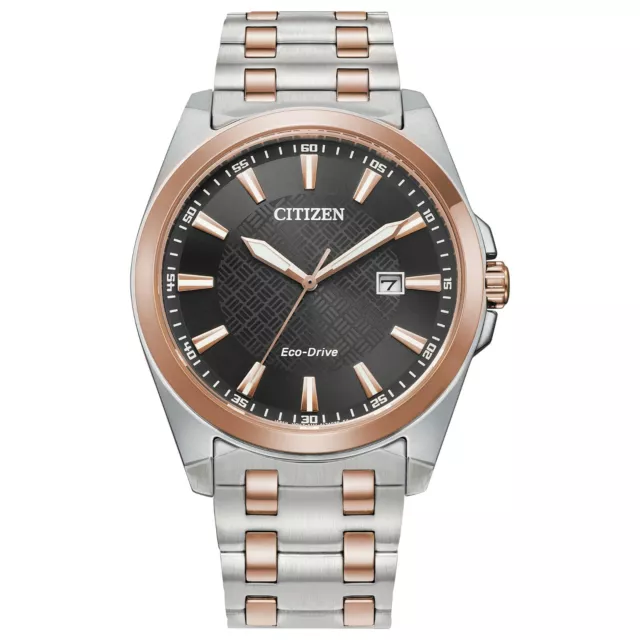 Citizen Peyten Eco-Drive Men's Date Indicator Two-Tone Watch 41MM BM7536-53X