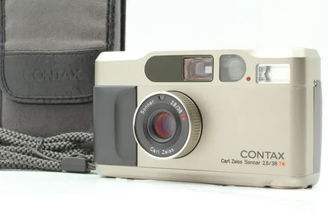 CLA'd [Near MINT] Contax T2 Titan Silver 35mm Point & Shoot Film Camera JAPAN