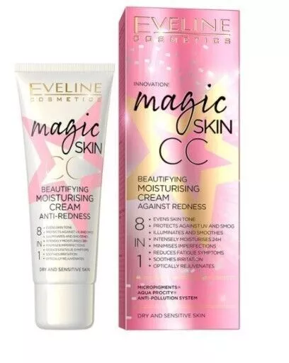 Eveline 8in1 Magic Skin CC Crème Hydratante Embellissante Contre les...