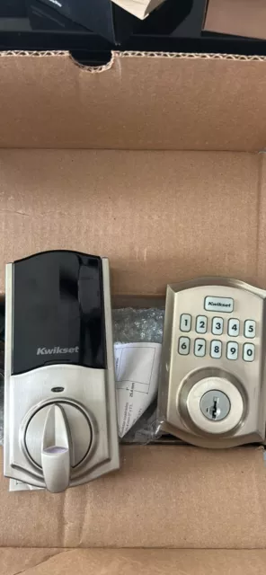KWIKSET FRONT DOOR lock set smart and smoke/CO2 detector $75.00 - PicClick