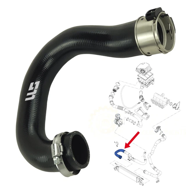 Durite Turbo Admission BMW E90 E91 E92 325d 330d - LLS Allemand - Neuf