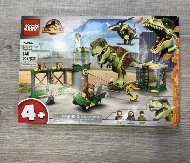 LEGO JURASSIC WORLD T. rex Dinosaur Breakout 76944 Building Toy Set SEE ...