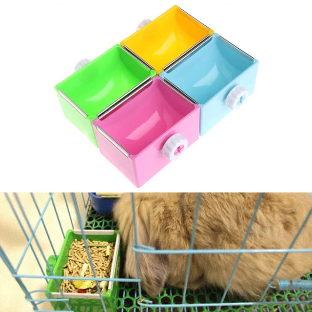 DOG CRATE FEEDER Bowls Dog Crate Water Bowl Fixed Dog Cage Water Bowl £