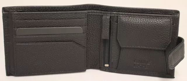 RFID Security Lined Leather Wallet. Quality Full Grain Cow Hide Leather. 11020. 2