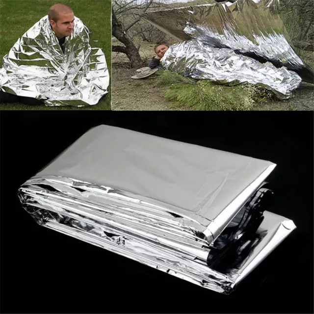 Emergency Foil Thermal Blanket Survival Baby Sensory First Aid Camping RE