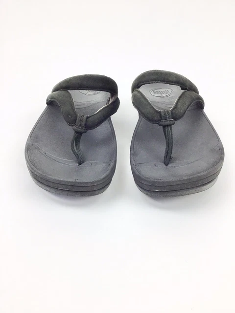 Fitflop Swirl Black Suede Size 5 2