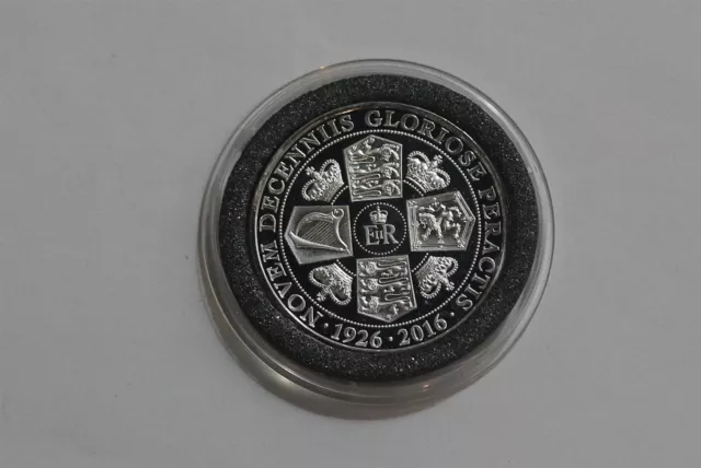 🧭 🇬🇮 Gibraltar Half Crown 2016 Proof Qeii 90Th Birthday B65 Xl36