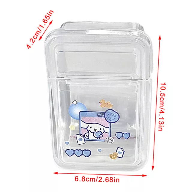 Collection Container Case Plastic Transparent Storage Box Small Clear Store BoNG 3