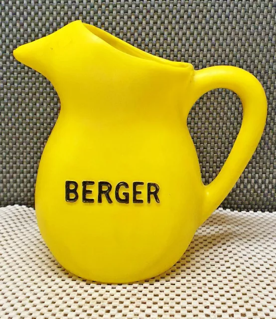 Ancien Pichet Plastique Publicitaire Berger Made in France Collection Bistrot