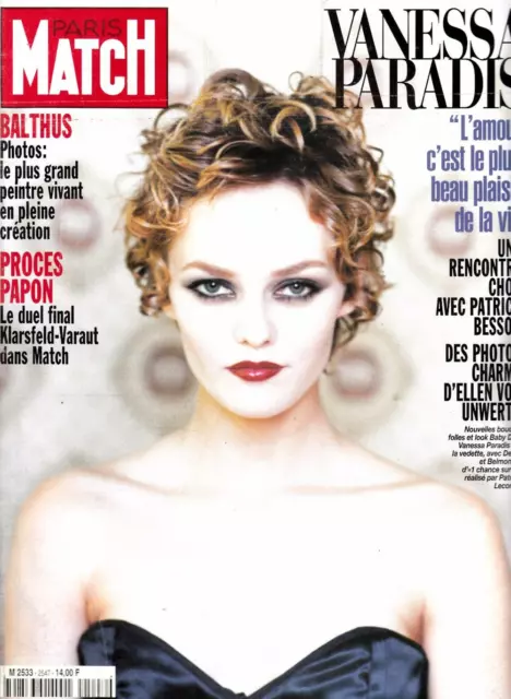 Paris Match n° 2547 du 19 mars 1998 - Vanessa Paradis / Clint Eastwood