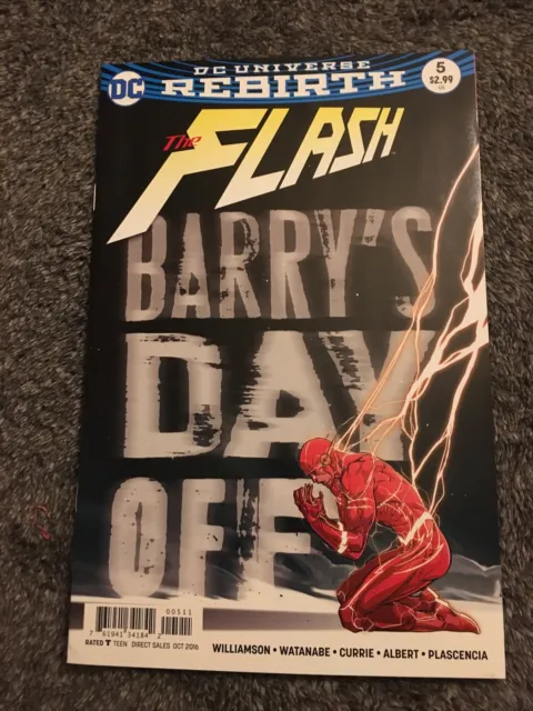 THE FLASH #5 Cover A DCEU Key 1st APPEARANCE GODSPEED DC 2016