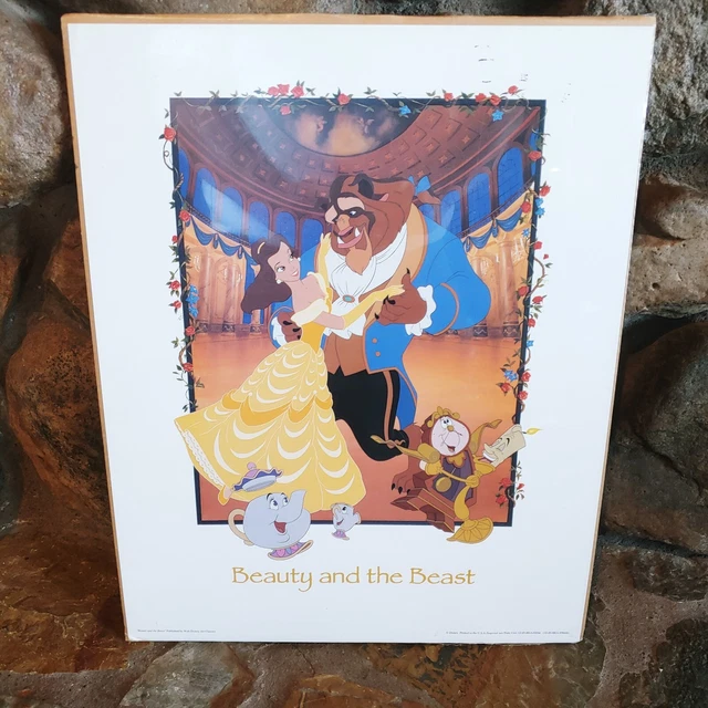 BEAUTY AND THE Beast Disney Art Classics Wall Print See Description £7. ...