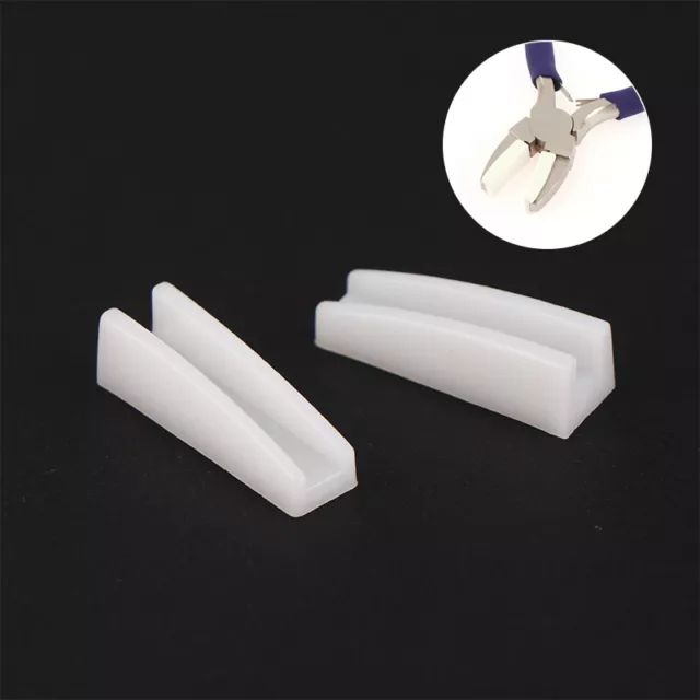 2pcs Nylon Jaw Zange Ersatzkopf für Perlenschleifenschmuckherstellung   q