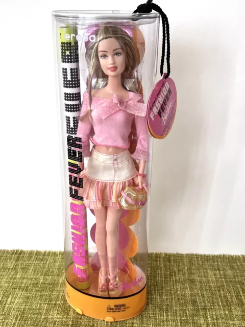 NEW SEALED Fashion Fever Teresa Barbie Doll 2004 Orange Pink H0896 NRFB