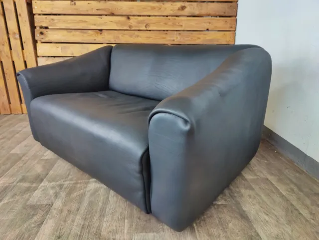 De Sede ds 47 Zweisitzer Designersofa Dickleder Sofa Couch Vintage Swiss Made