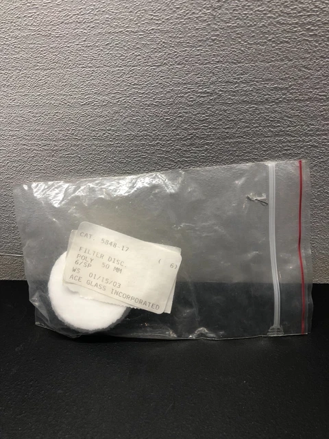 Ace Glass Cat 5848-17 Filter Disc Poly 50 MM