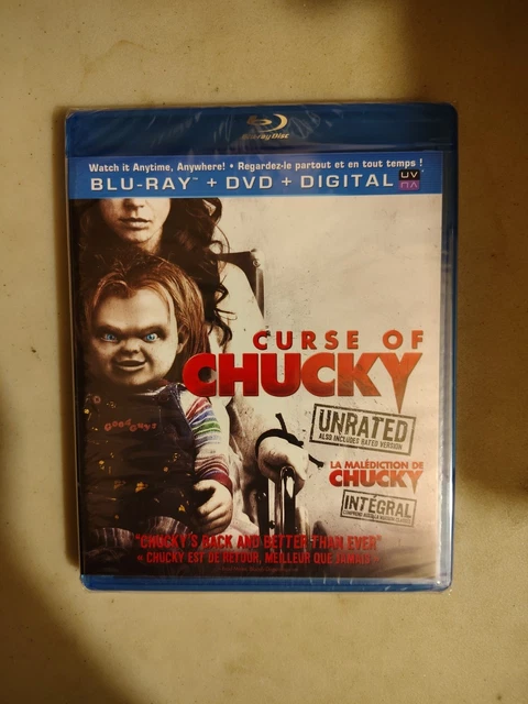 CURSE OF CHUCKY (Blu ray/DVD 2013 2 Disc Set Canadian) New $16 99