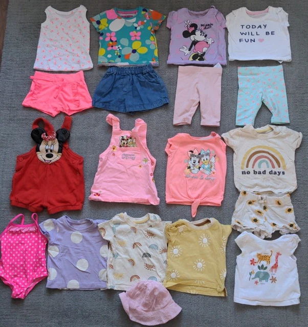 Pacchetto massiccio bambine 3-6 mesi set vestiti primavera/estate vacanze