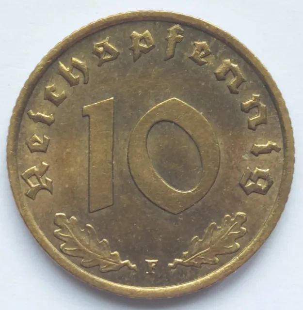 3. Reich, 10 Pfennig 1939 F, J. 364