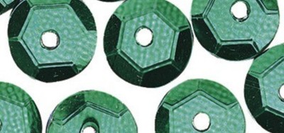 efco-Lustrini Piatti Rotondi 6 mm 500 Pezzi 5 g Colore: Grigio Scuro 
