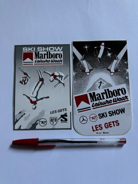 Lot De 17 Autocollants Marlboro F1 – Vintage, Collection Sport Auto
