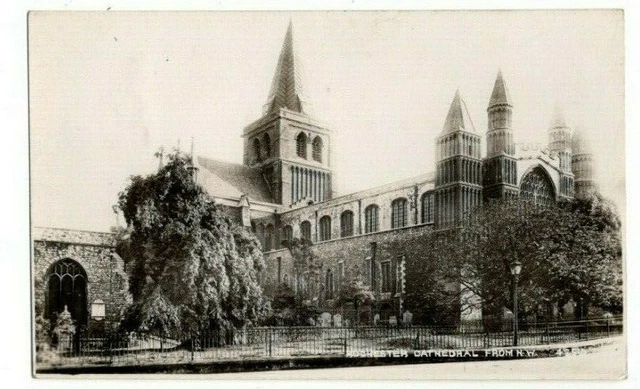 Rochester Cathedral from N.W. Kent Vintage Postcard Photochrom Co. Ltd. 480c