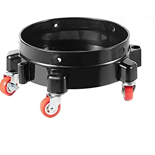 5 Gallon Bucket Dolly 11.5'' Car Washing & Auto Detailing Bucket Dolly with