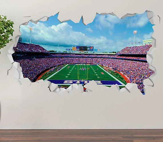 Buffalo Bills Stadium Team NFL Custom Wall Decals 3D Wall Stickers Art OP260