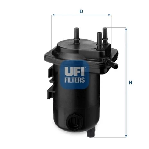 Filtro Gasolio UFI 24.026.01 - Per Nissan E Renault, Alta Capacit&agrave; Filtrante