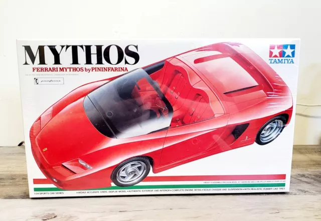 1991 Tamiya Ferrari Mythos Pininfarina 1/24 Model Kit # 24104 New Sealed Box