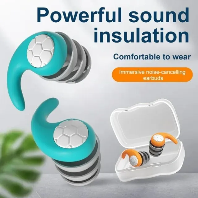 3 Pair Sleeping Ear Plugs Noise Reduction Tapones Oido Ruido Soft Oordopjes