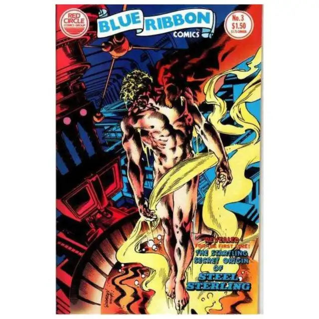 Blue Ribbon Comics (1983 series) #3 in VF condition. Red Circle comics [c{