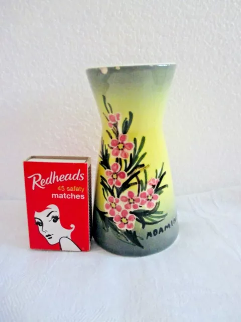 RETRO STUDIO ANNA AUSTRALIAN POTTERY VASE ADAMINABY 60s VINTAGE SOUVENIR 2