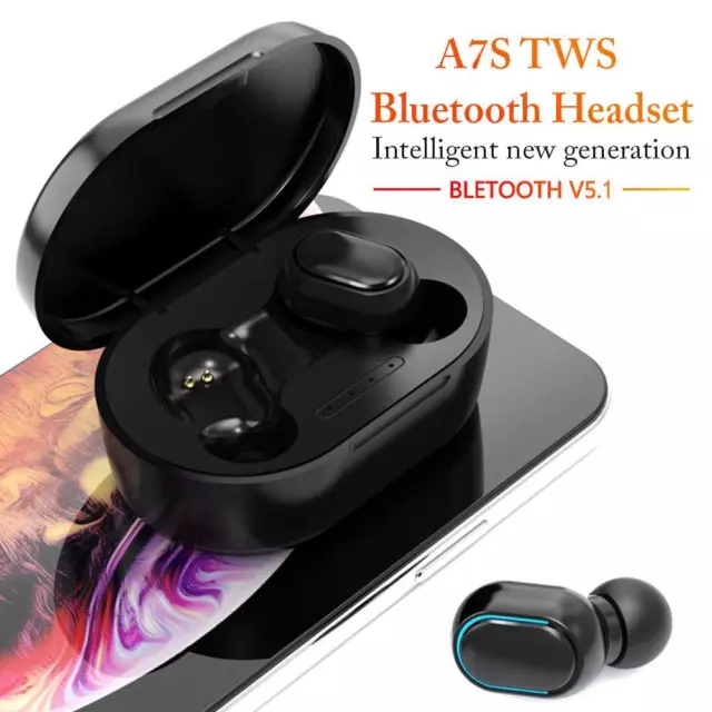 True Wireless TWS Earbuds Bluetooth 5.0 Earphones Mini In-Ear 3D Stereo Headset