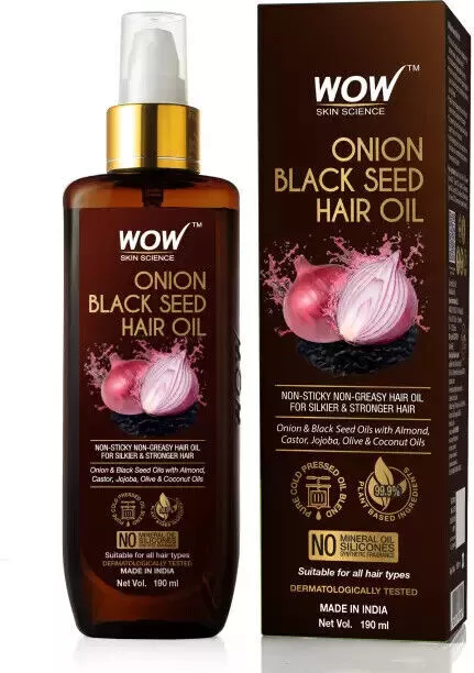 WOW SKIN SCIENCE aceite para el cabello de cebolla (190 ml)