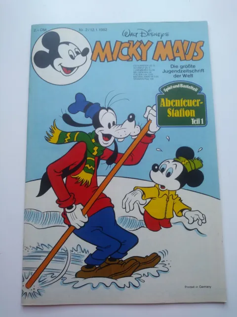 Micky Maus von 1982 Nr. 2 mit Schnipp mit Beilage
