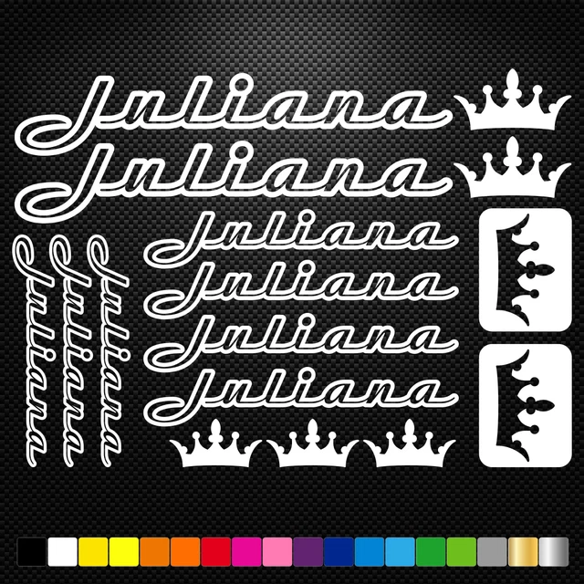 Convient à Juliana Bikes 16 Stickers  Adhésifs - Vtt Velo Mountain Dh Freeride