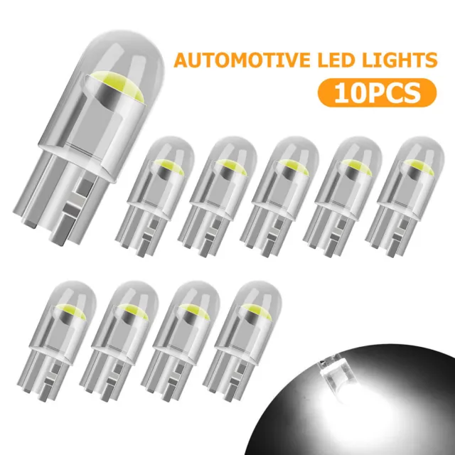 T10 Mini LED Width Lamp Super Bright 10Pcs Car Side Lamp Bulbs W5W for Cars Auto 3